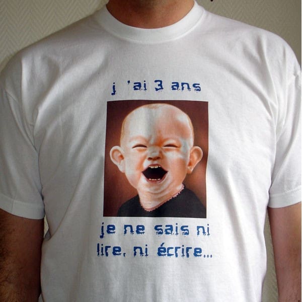 Tee-shirt “J’ai trois ans”