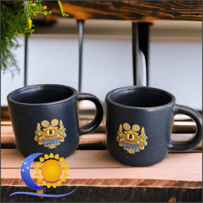 Tasses Expresso Maçonniques lot de 2